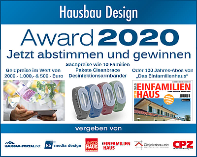 zur Abstimmung Hausbau Design Award 2020